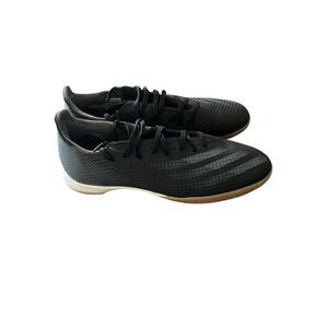Adidas X Ghosted.3 IN Men's Black Gray Indoor Soccer Football Shoes Size 10